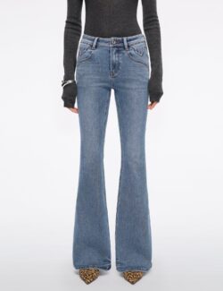 Slim Flared Jeans-BELLA