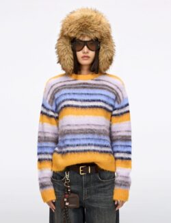 Alpaca-Blend Knit Cardigan