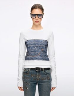 Printed Long-Sleeve T-Shirt